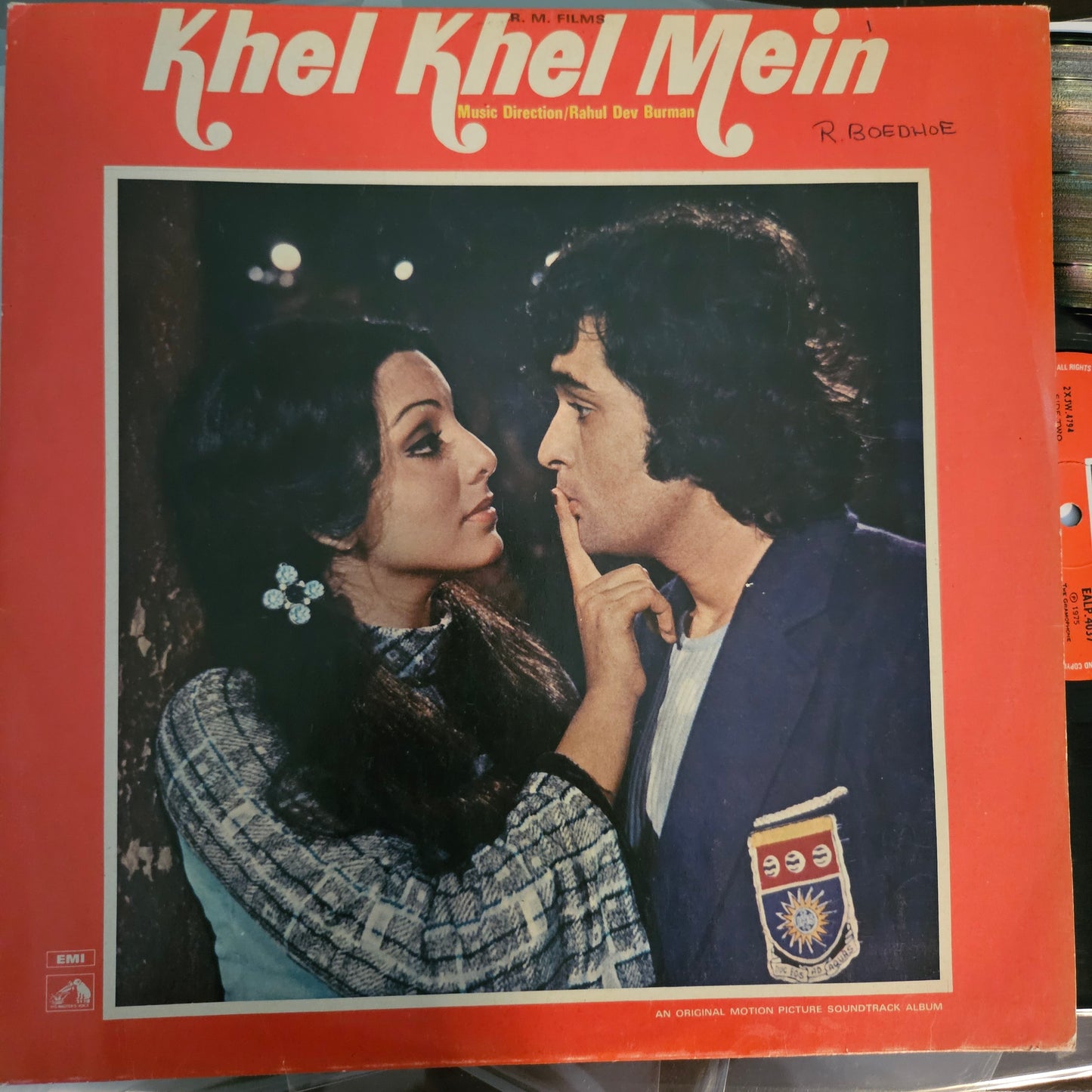 Khel Khel Mein - R D Burman superhit record 1st pressing Red Dog label in Excellent