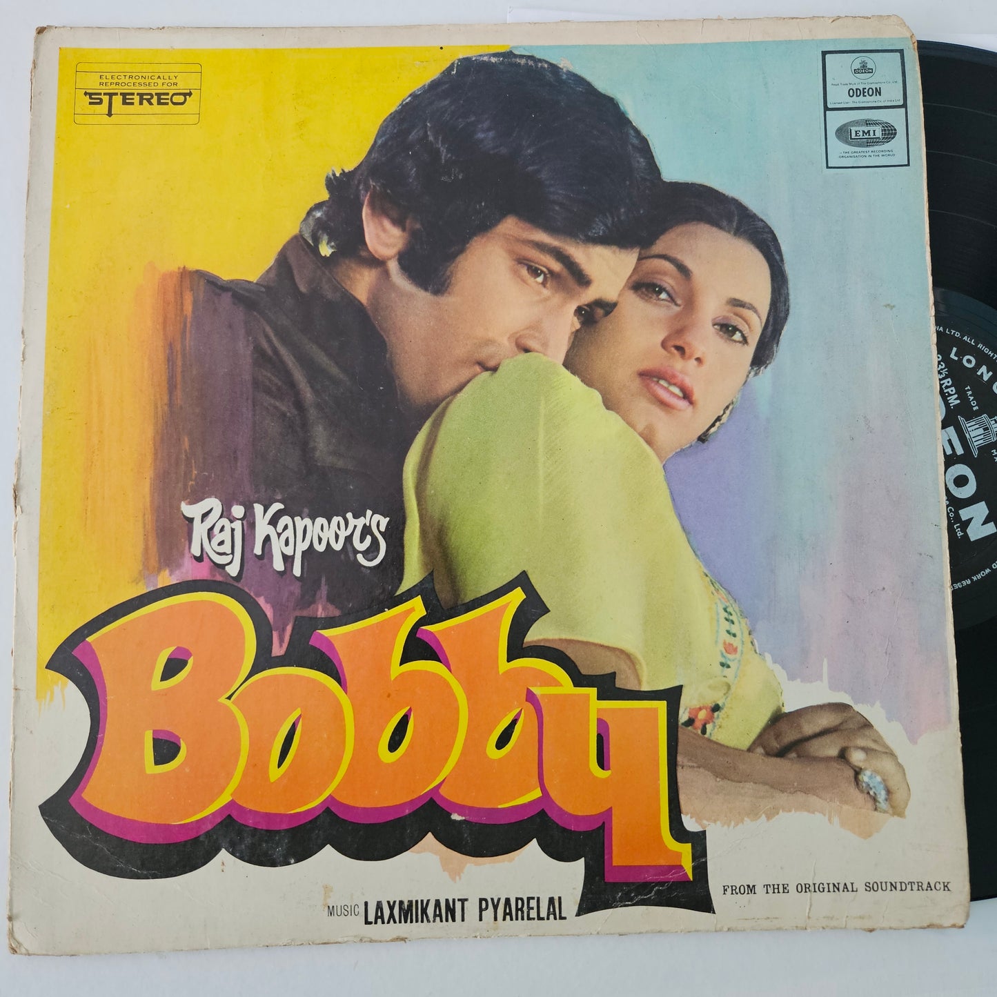 Bobby (1973) - 1st Edition Ring Odeon version -  R. K.  Films Music by Laxmikant Pyarelal superhit classic in VG++