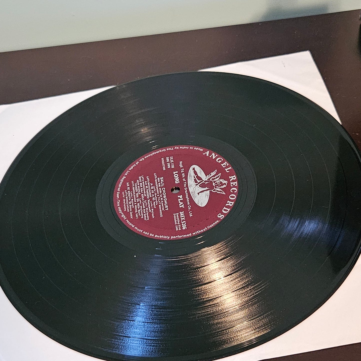 Salil chowdhury - His songs from hindi Films - 1st angel in excellent to near Mint  rare songs collection