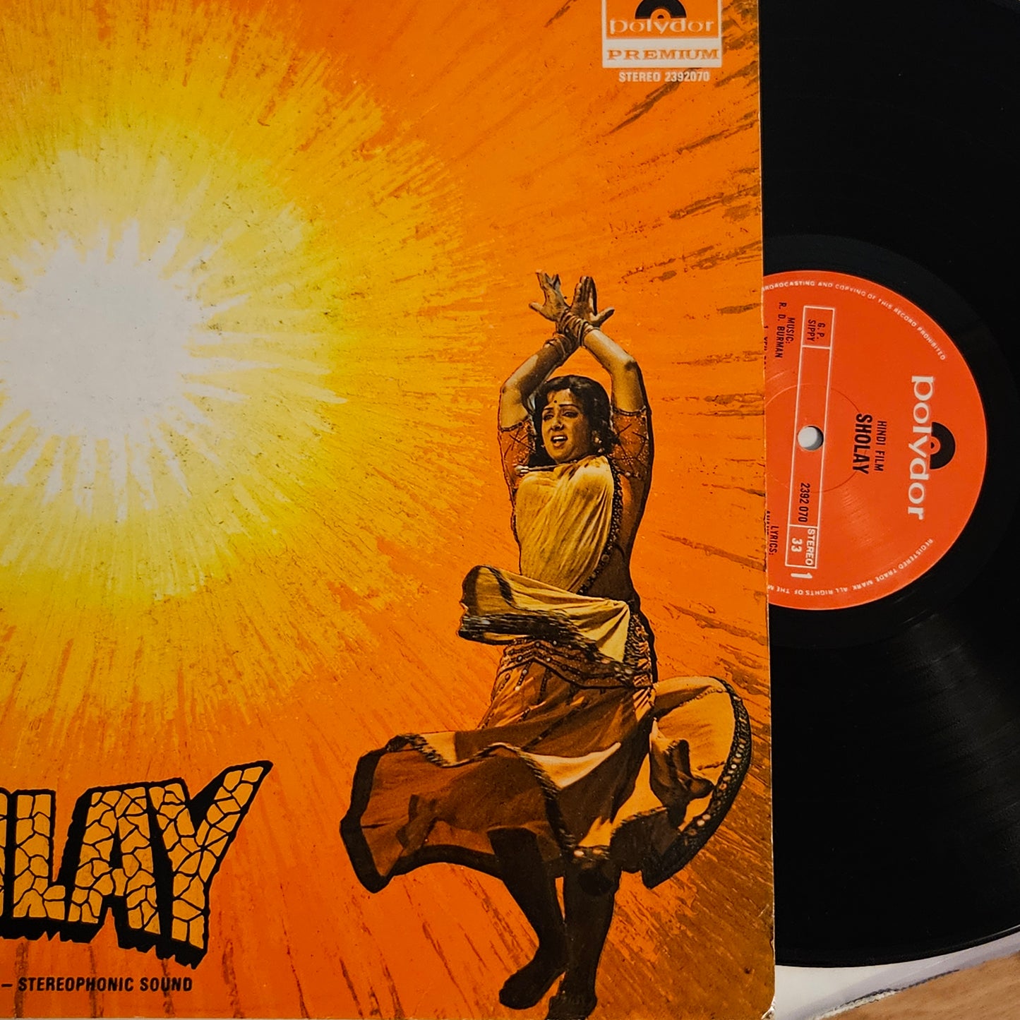Sholay - R D Burman blockbuster in near mint condition - Crisp recording. Clean copy - Don't miss