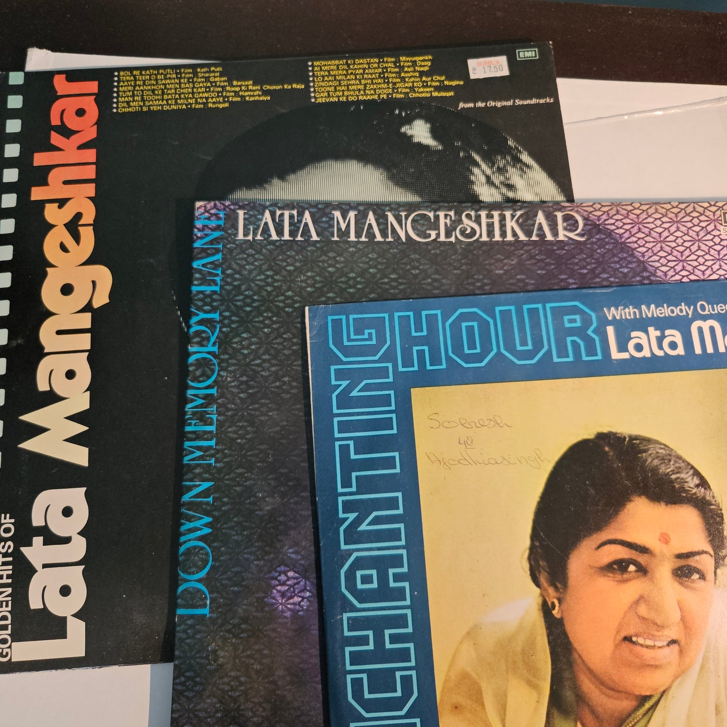 3 Lps package Lata Mangeshkar Great collection Best albums in excellent to near mint