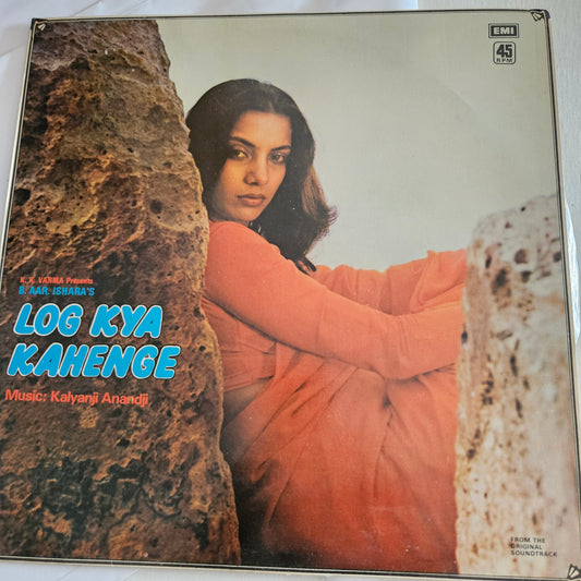 Log Kya kahenge - Kalyanji Anandji - in Near mint - 45 rpm LP