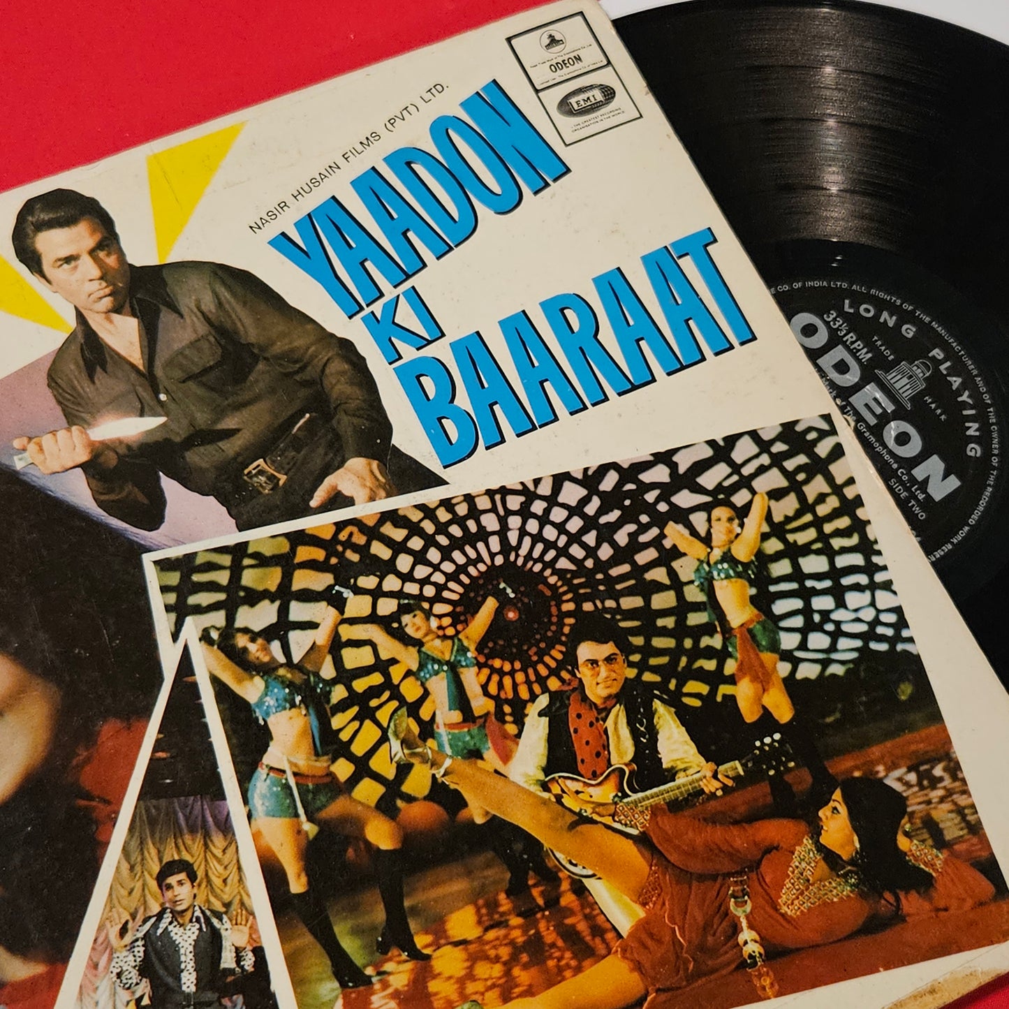 Yaadon Ki Baaraat - 1st Odeon Ring R D Burman superhit blockbuster in VG+ condition