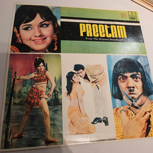 Preetam - Music by Shankar jaikishan 1st ring Odeon in excellent condition