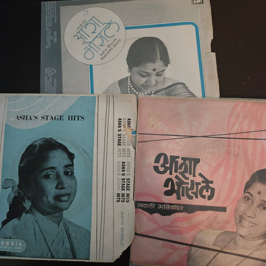 Asha Bhosle 3 Eps Package-1  in VG to excellent condition. See description and pics for details