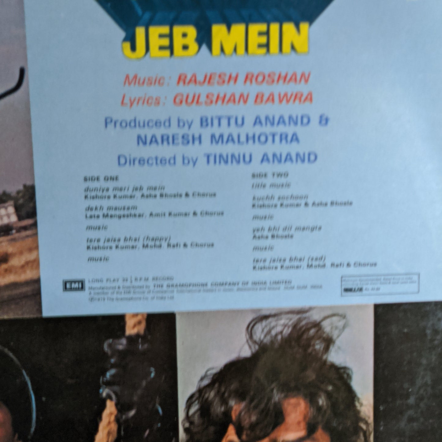 Duniya Meri JEB MEIN - Music by Rajesh Roshan in excellent gatefold