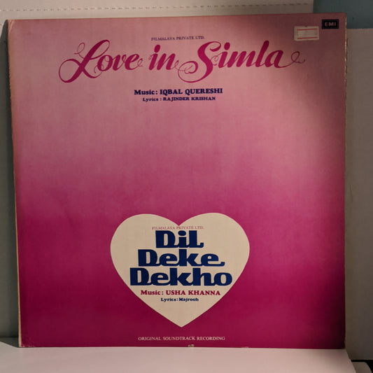 Dil Deke Dekho +  Love in Simla - 2-in-1 LP VG+