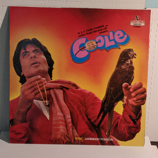 COOLIE - by  LAXMIKANT PYARELAL - Amitabh SuperhIT in near mint condition