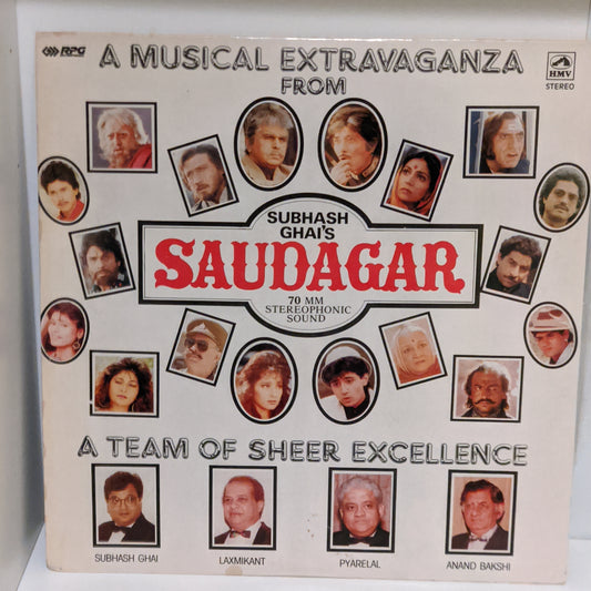 Saudagar -   70 mm stereophonic  Laxmikant Pyarelal + Subhash Ghai  1st Issue