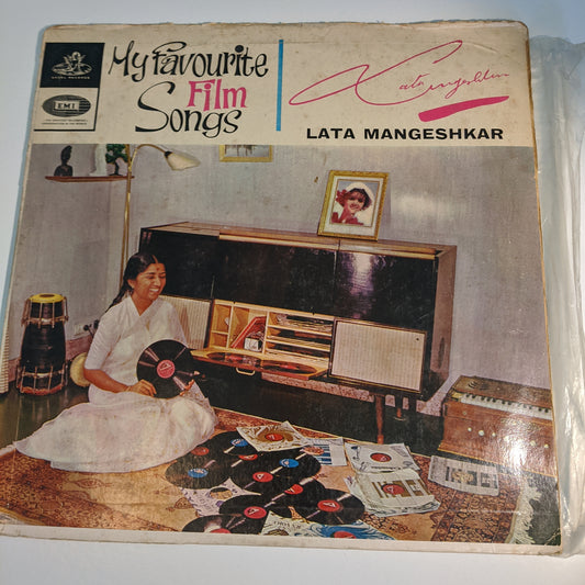 Lata Mangeshkar - My Favourites Film songs heavy Odeon record Excellent