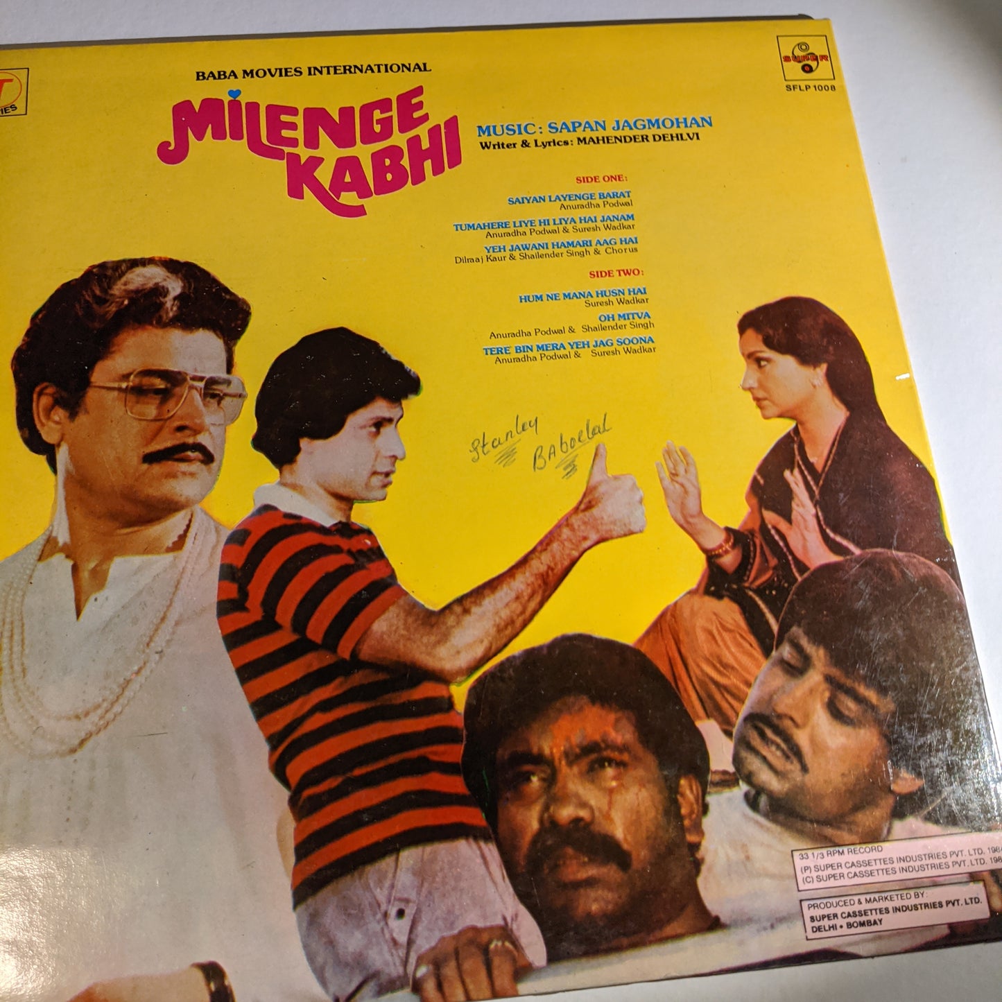 Milenge Kabhi - Sapan jagmohan rare album gatefold in unplayed Mint