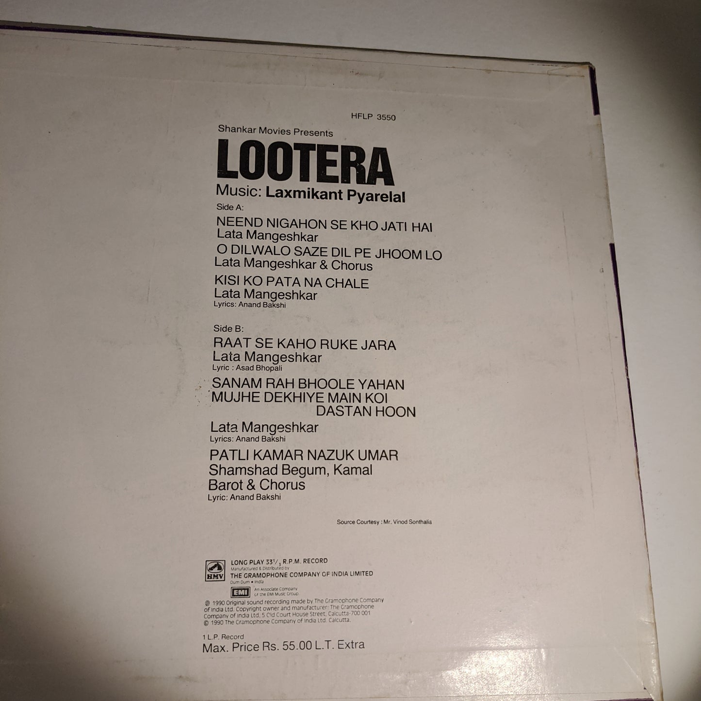 Lootera - laxmikant Pyarelal superhit in near mint