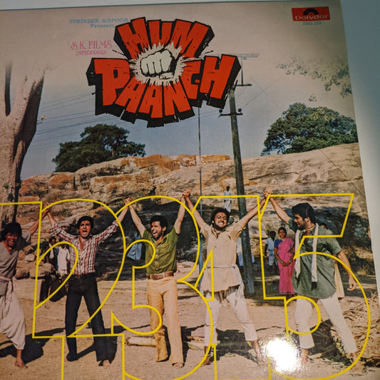 Hum Paanch - 80s superhit in excellent+ condition Music Laxmikant Pyarelal featuring Usha uthup song