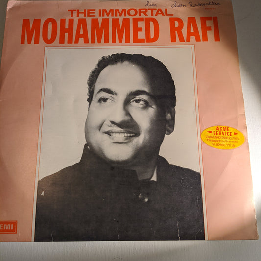 Mohammed Rafi - The Immortal, rare collection of songs in excellent condition