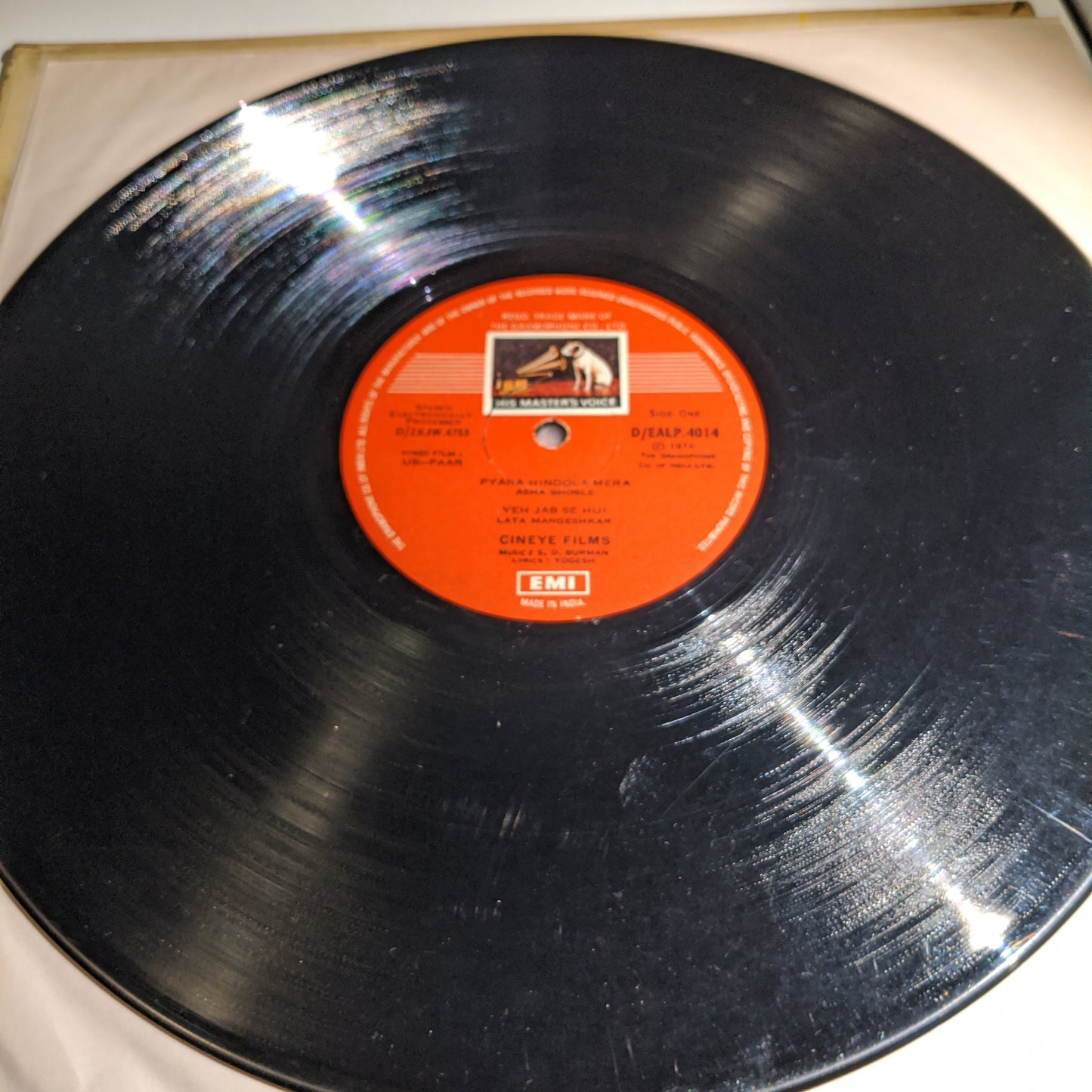 US PAAR - S D Burman rare classic in First heavy HMV pressing VG+