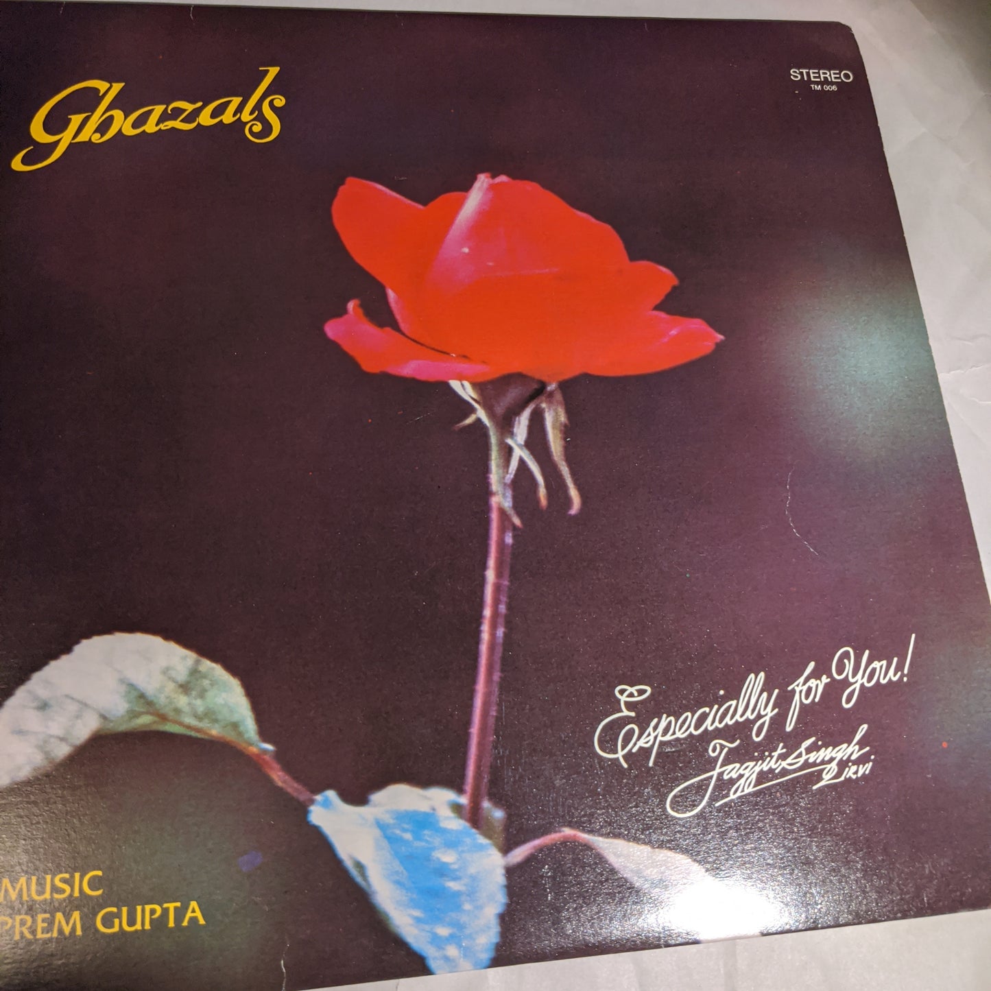 Jagjit Singh Zirvi - Especially For You - Ghazals in Near MINT