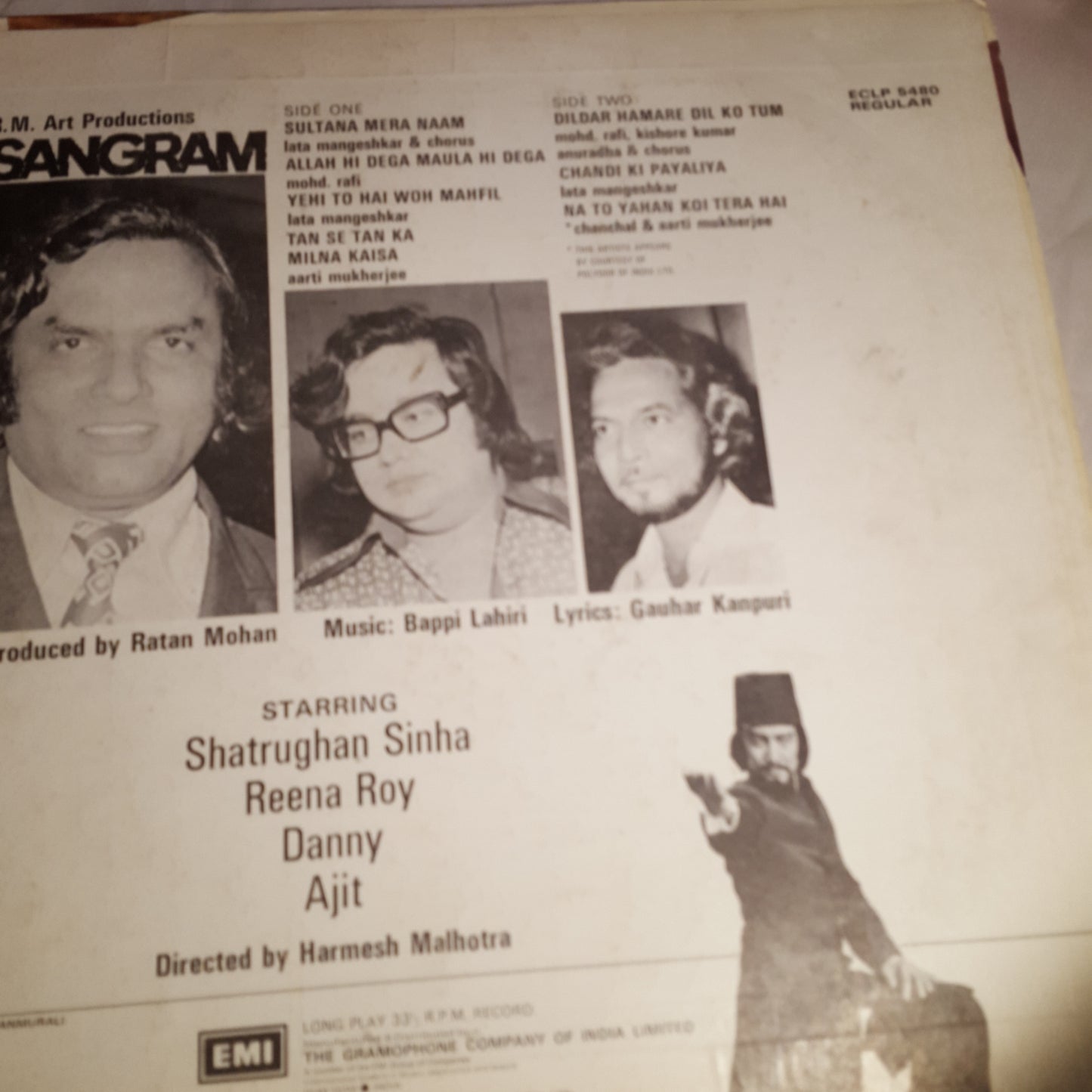 Sangram - bappi Lahiri record in Excellent condition