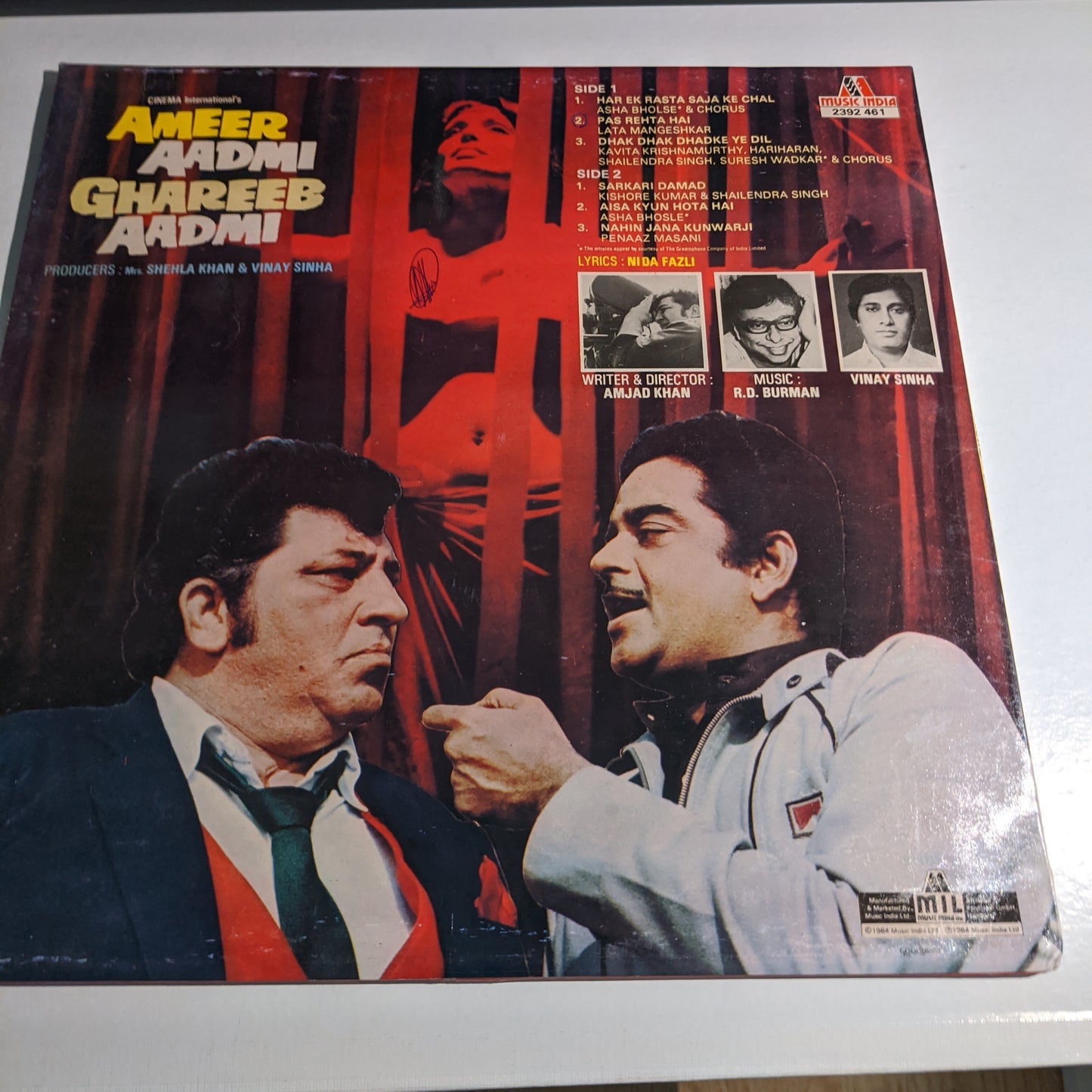 Ameer Aadmi Gareeb Aadmi - R D Burman superhit in Excellent condition