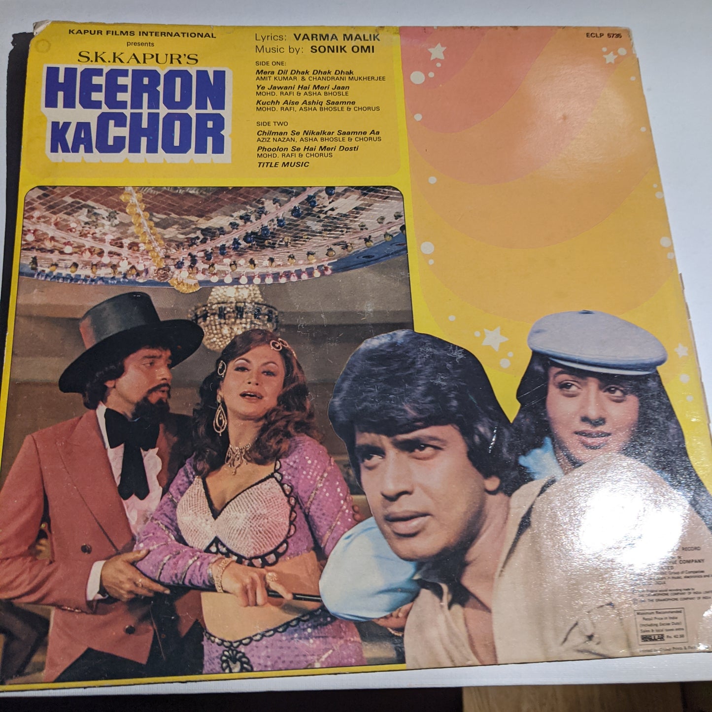 Heeron Ka Chor - Sonik OMI superhit in Near Mint gatefolfd edition