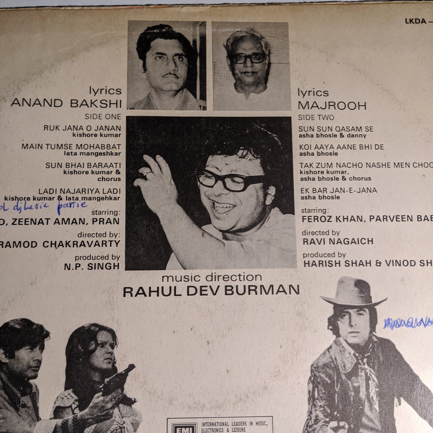 Kaala Sona + Warrant - R D Burman blockbusterin VG+ - Pak Pressing