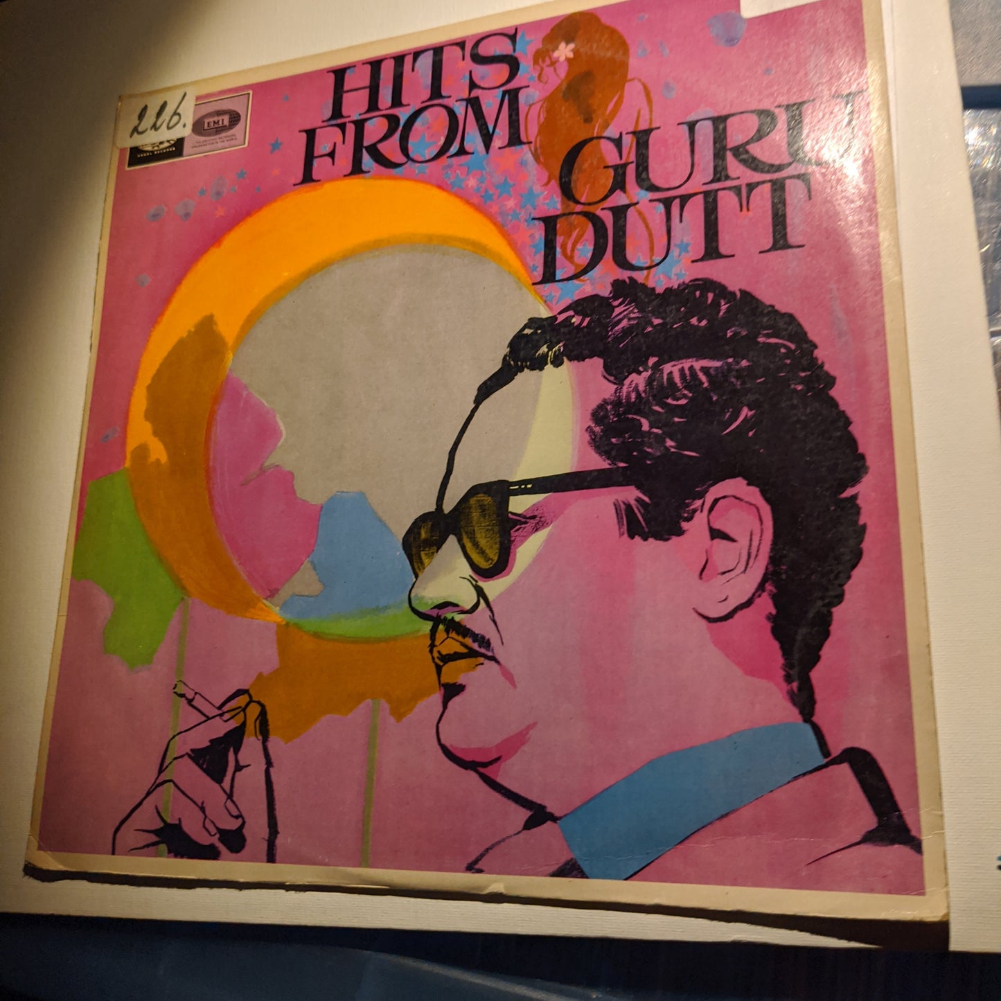 GURU Dutt - Hits from his films -collectible in VG+ - Odeon pressing