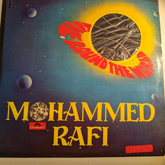 Mohammed Rafi - Live, Round The World 2 LP set I near mint -Gatefold