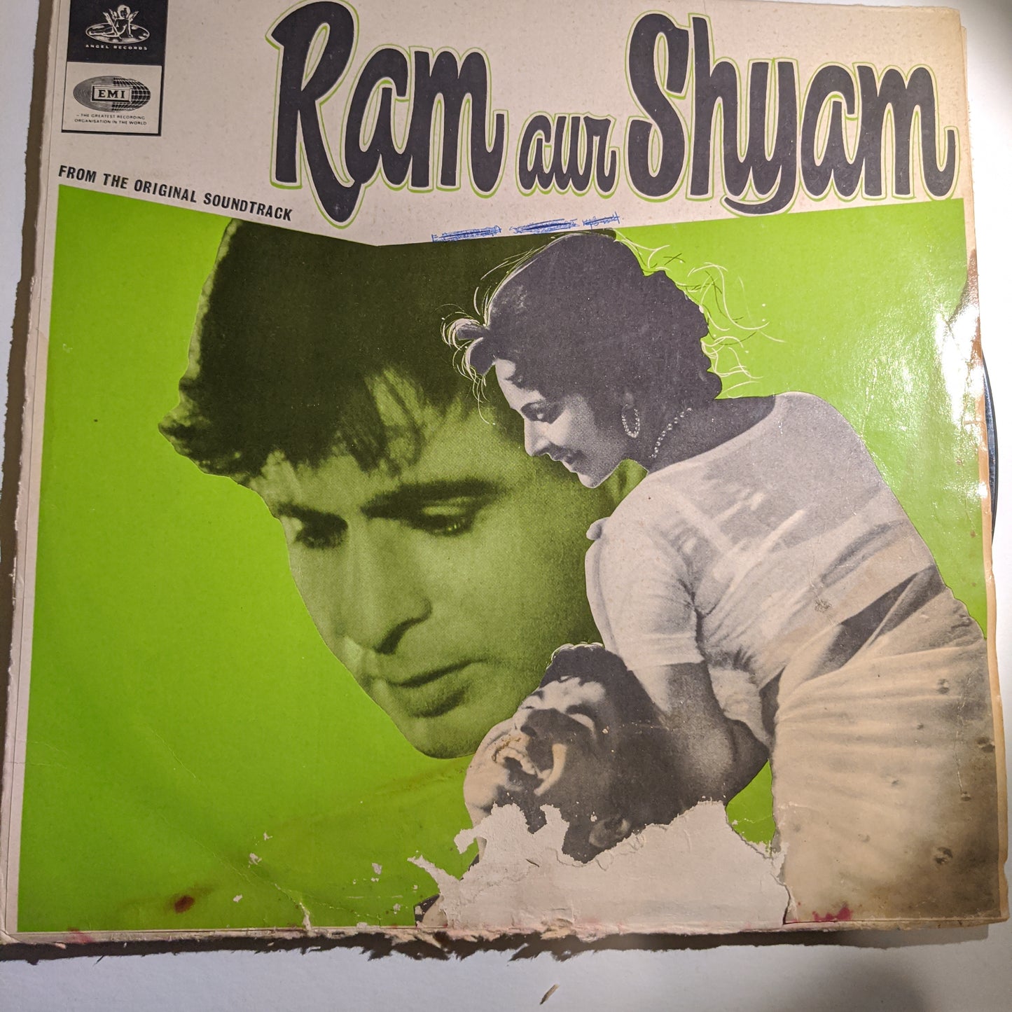 Ram Aur Shyam - Naushad and Dilip Kumar superhit in 1st Angel pressing pressing in VG