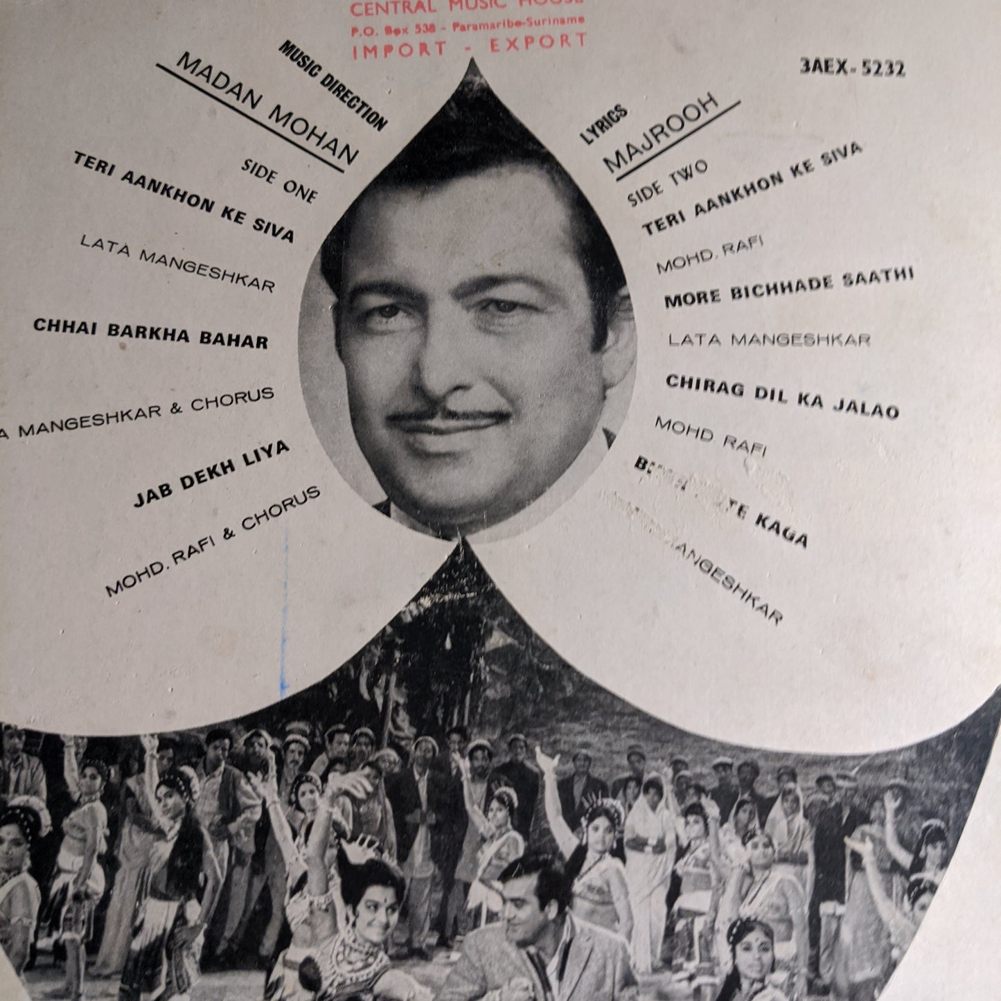 Chirag - Music by Madan Mohan 1st Angel in VG+ condition