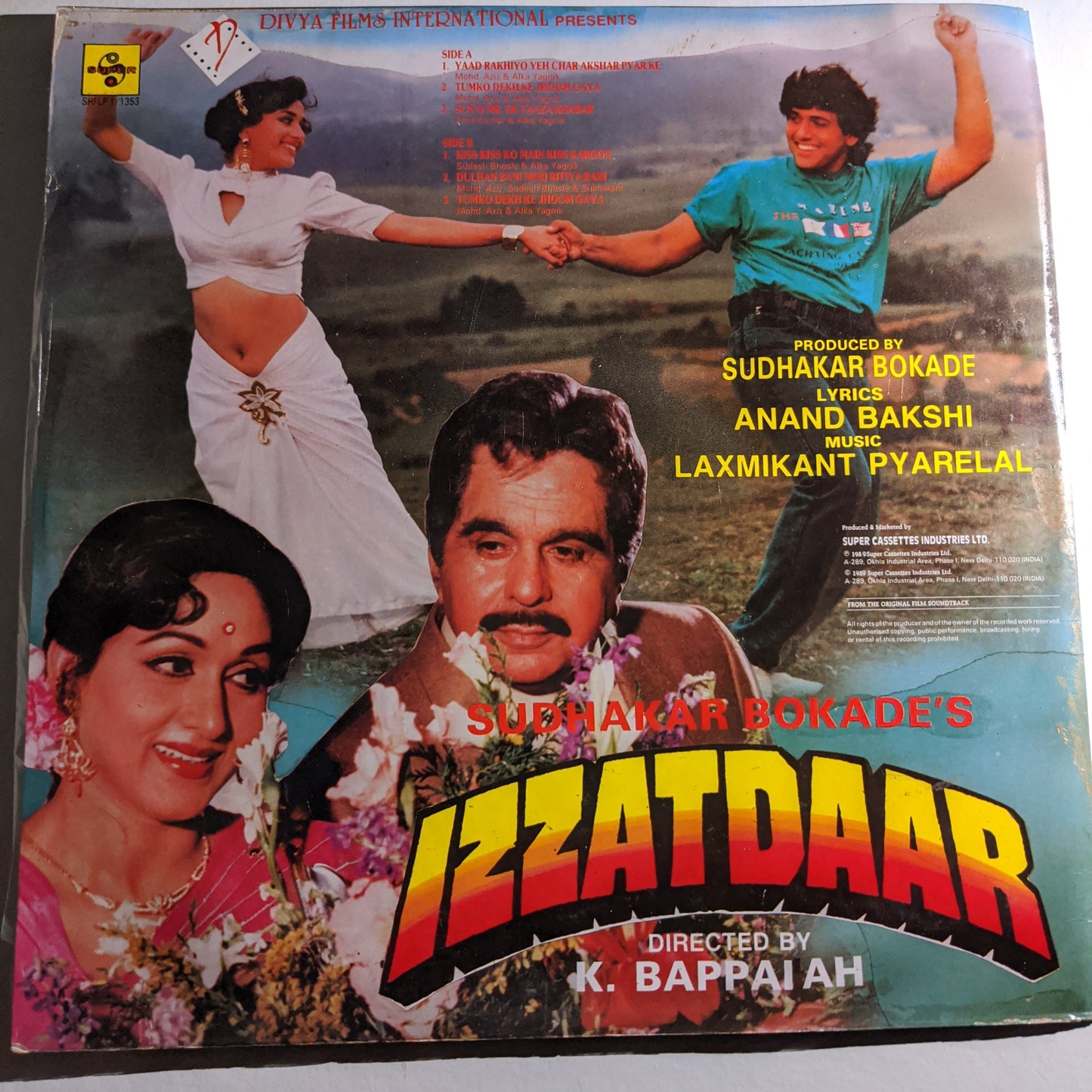 Izzatdaar - Music by Laxmikant Pyarelal - in Near mint condition