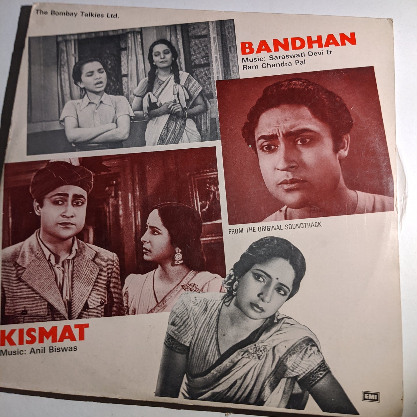 Kismat + Bandhan - Ashok Kumar classic in excellent