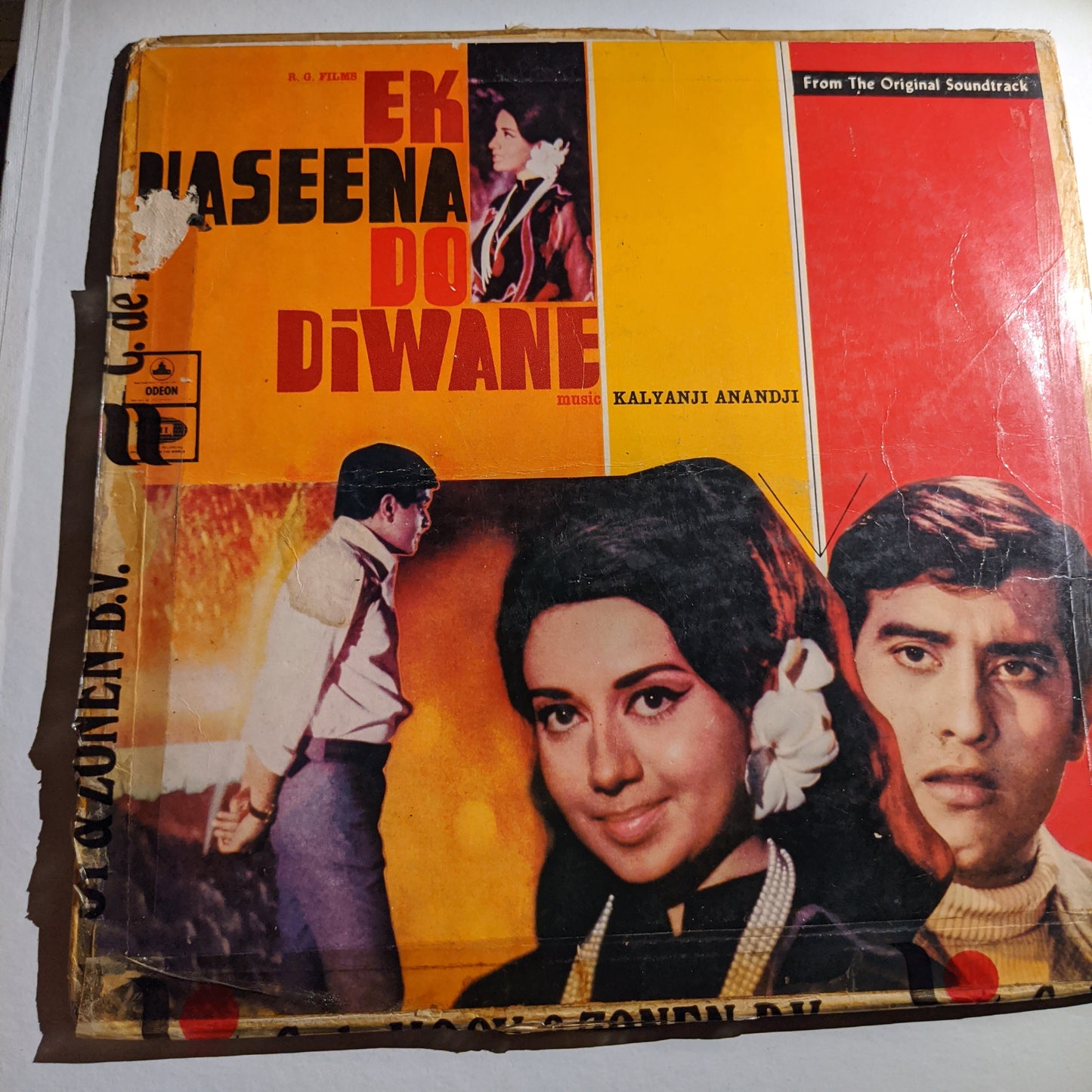 Ek Haseena Do Deewane  - 1st Edition odeon Ring version Music by Kalyanji Anandji - VG+