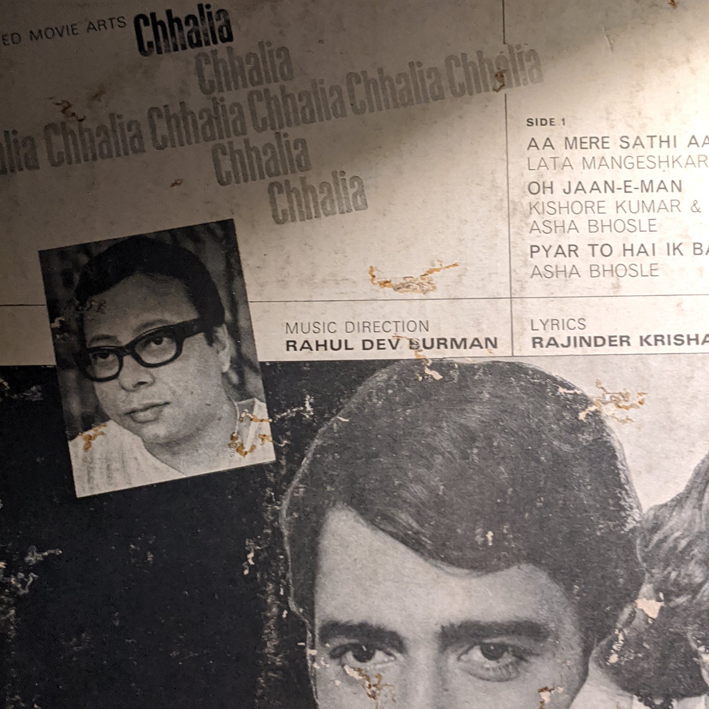 Chhalia - Music by R .D. Burman 1st Odeon RING Version in VG+ to excellent condition