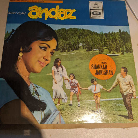 Andaz - Music By shankar jaikishan Superhit in near mint
