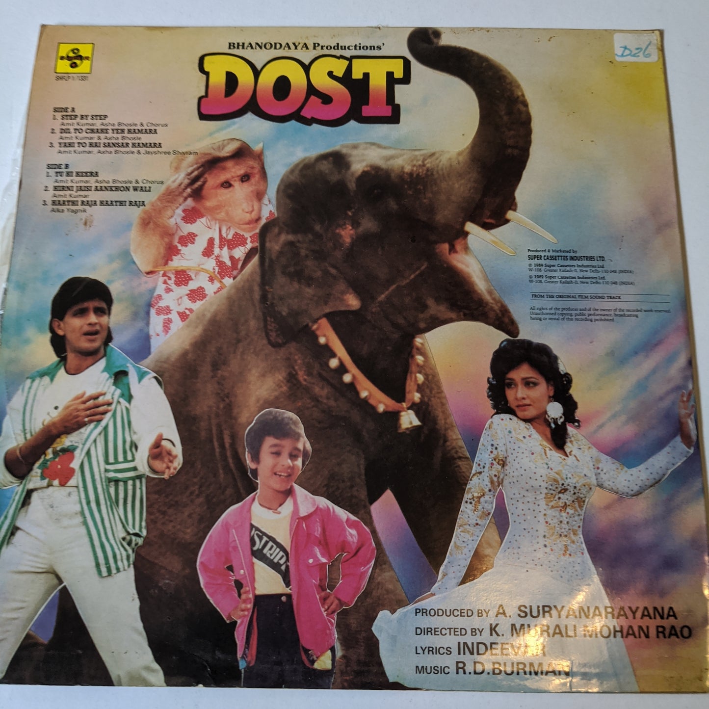 Dost - Music by R. D Burman in near mint