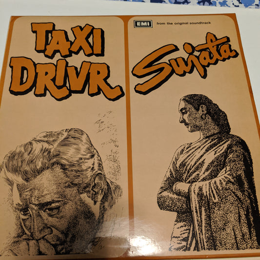 S. D. Burman Taxi Driver / Sujata Odeon - classic cover art - in VG+