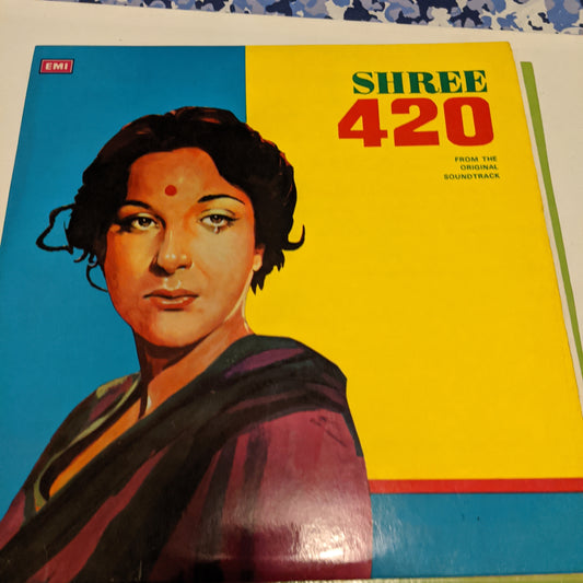 Shree 420 - Rajkapoor classic and Shankar Jaikishan - Cover Art classic in excellent