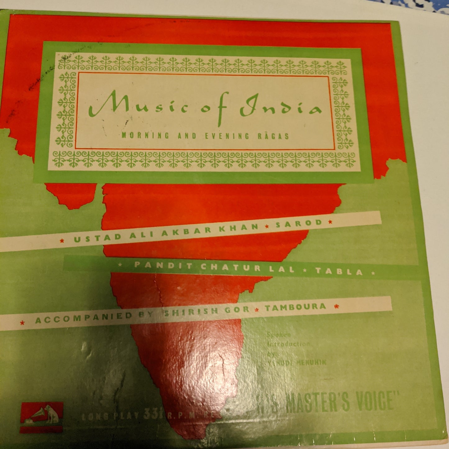 Ustad Ali Akbar Khan* - Pandit Chatur Lal* - ? Music Of India (Morning And Evening Ragas) in VG+