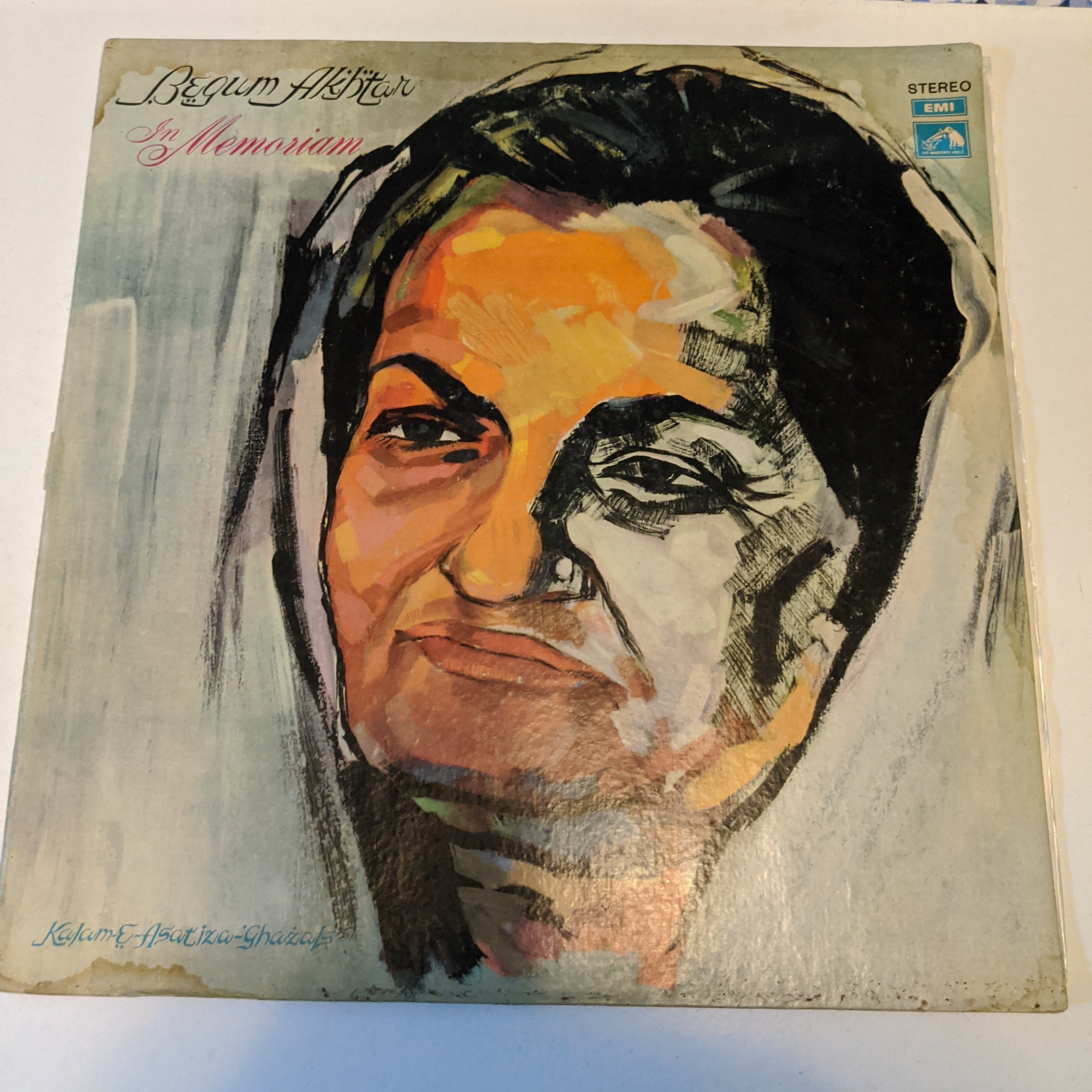 Begum Akhtar In Memoriam (Kalam-E-Asatiza) Gatefold Stereo record in E ...