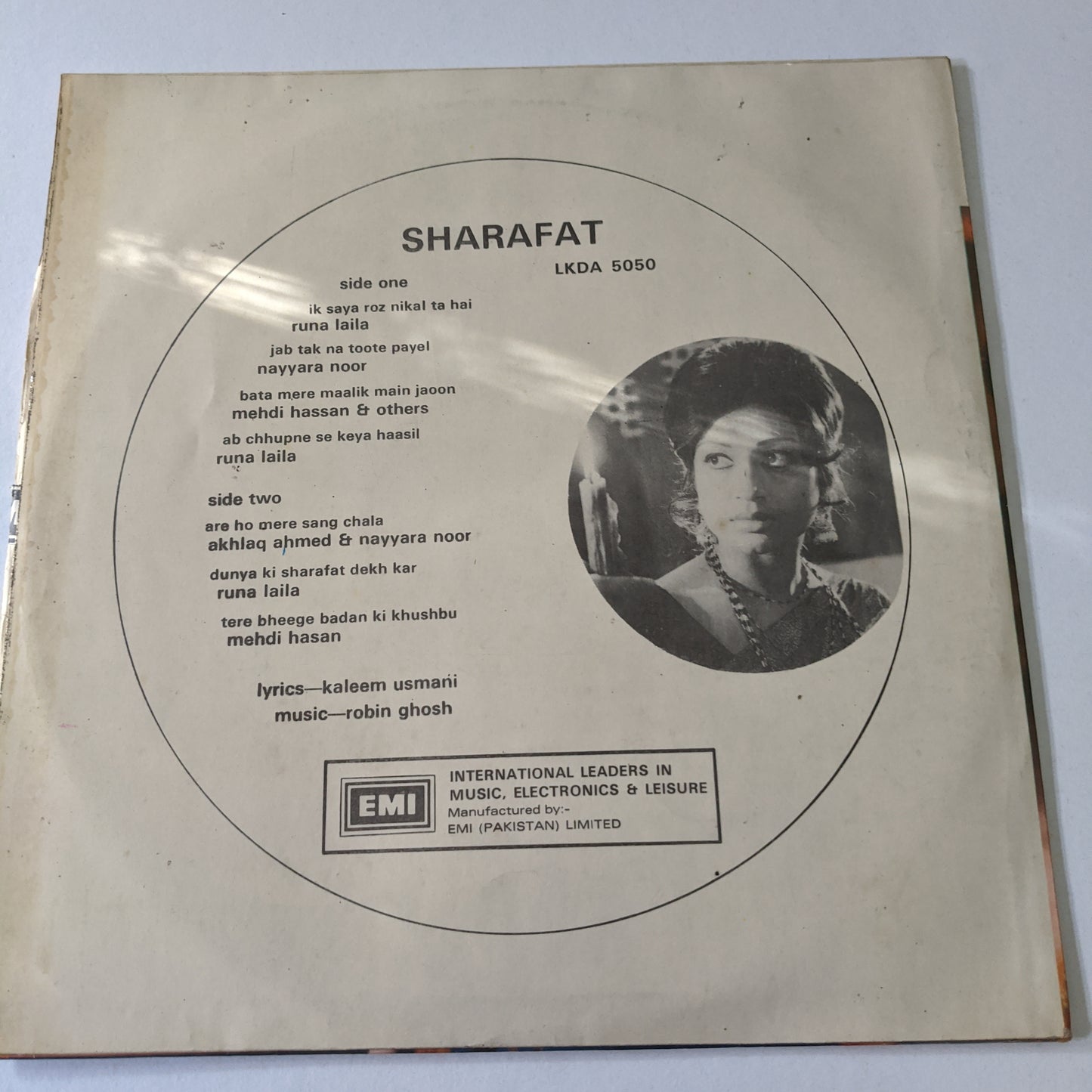 Sharafat - Robin Ghosh Rare record in excellent condition