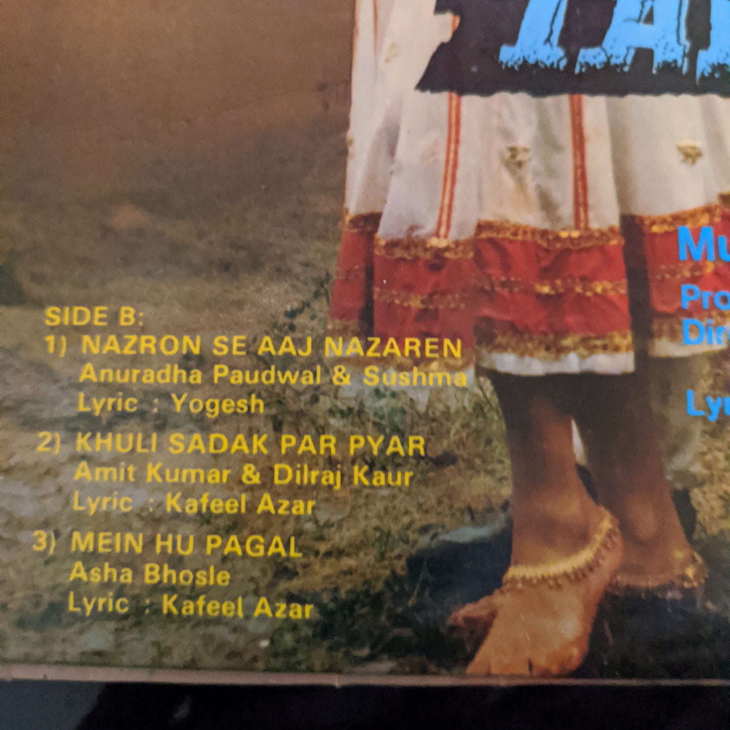 Mangal Dada/Tahkhana Kalyanji Anandji, - Ajit Singh -  -  RARE LP in near mint