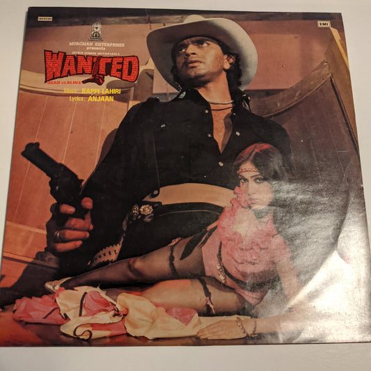 Bappi Lahiri - Wanted dead or alive soundtrack in  VG+ - Psych funv