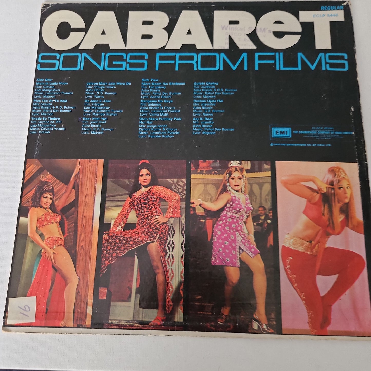 Various - Artists  Cabaret Songs From Films in VG+ condition