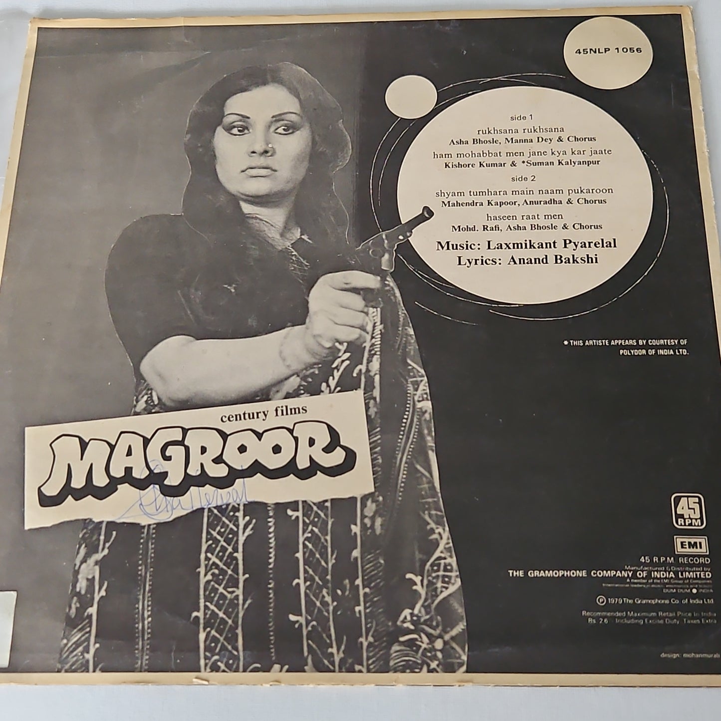 Magroor - 45 rpm LP - Laxmikant pyarelal in excellent condition