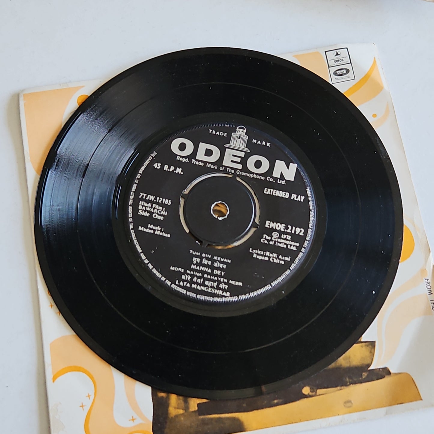 Bawarchi - Madan Mohan EP in Near Mint Thick center Odeon