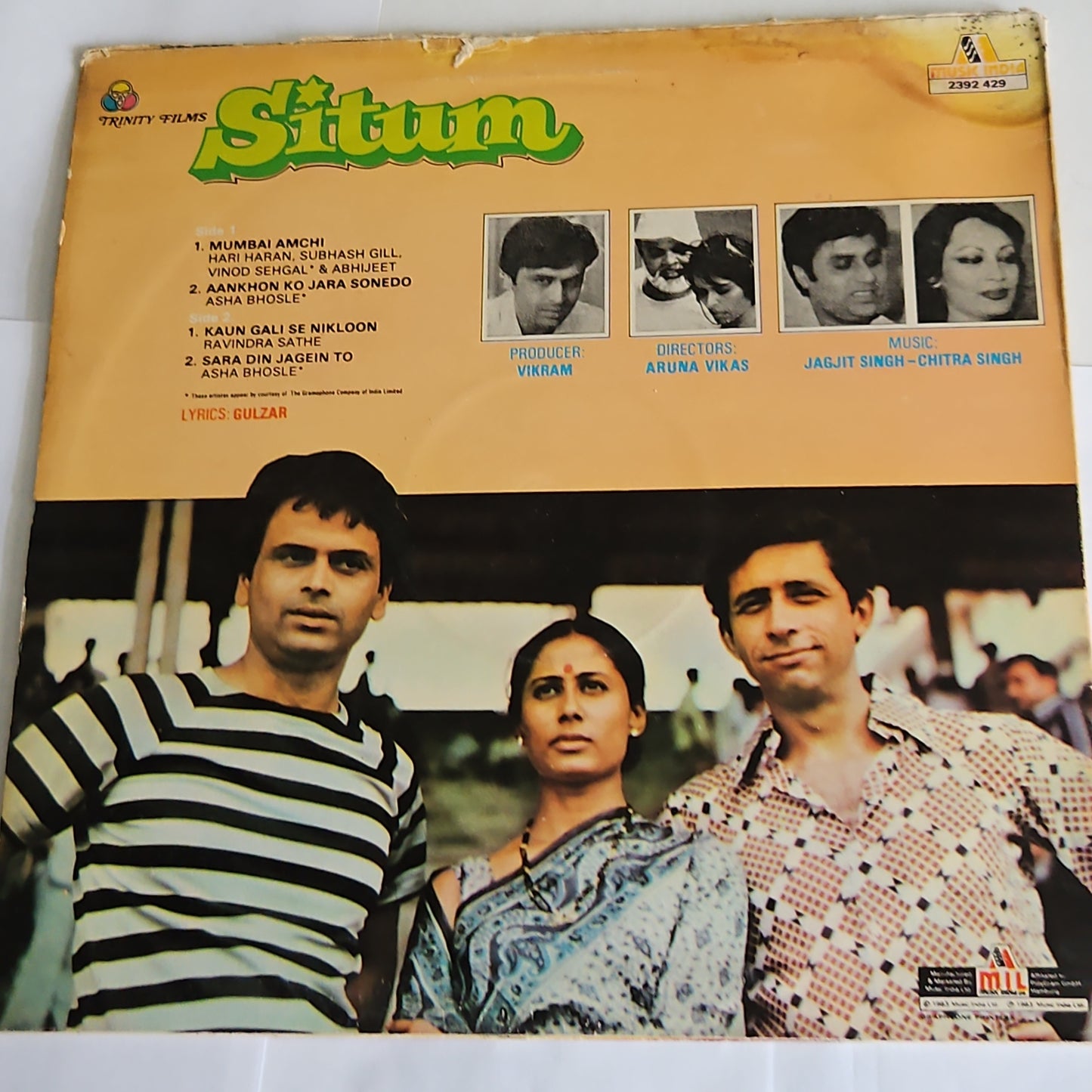 Situm - Music by jagjit singh in excellent condition