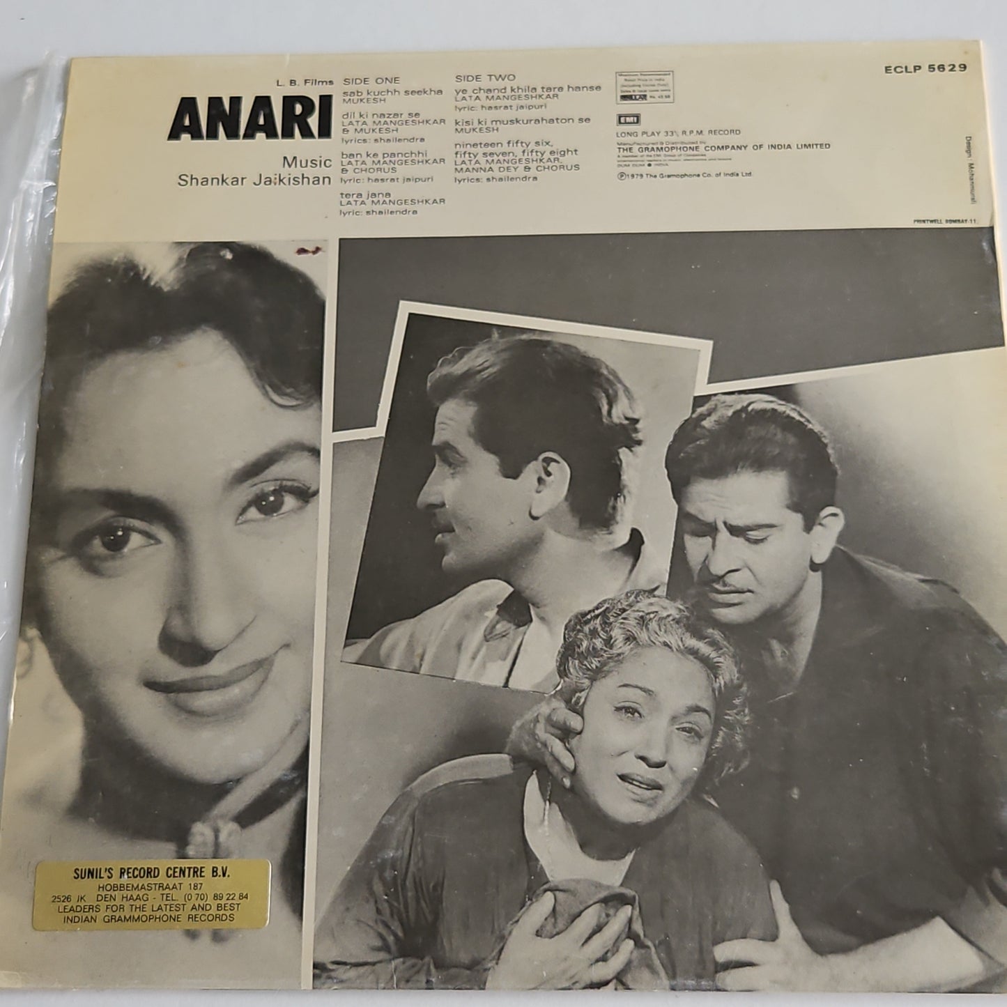 Anari - Shankar Jaikishan OST superhit in pristine condition