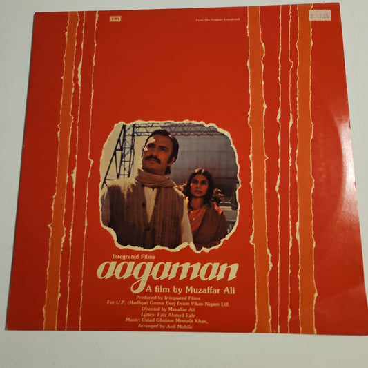 Aagaman - Muzafar Ali film featuring lyrics by Faiz Ahmed Faiz and  Music by Ustad ghulam Musatafa Khan - in Near Mint
